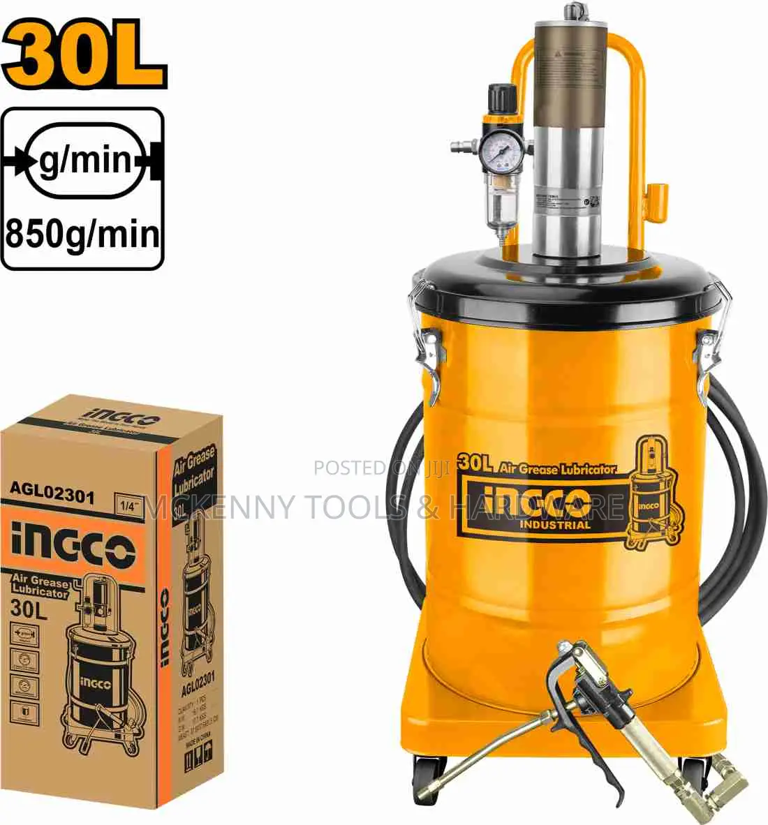 Air Grease Lubricator 30L