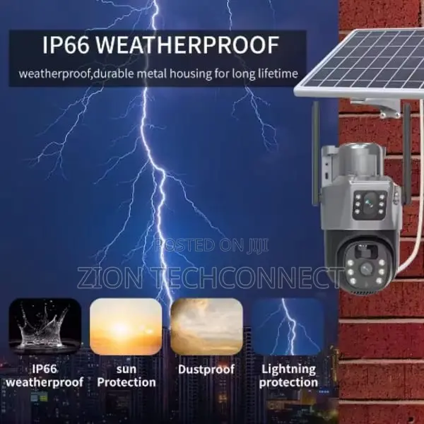 4g Solar PTZ Double Outdoor Camera