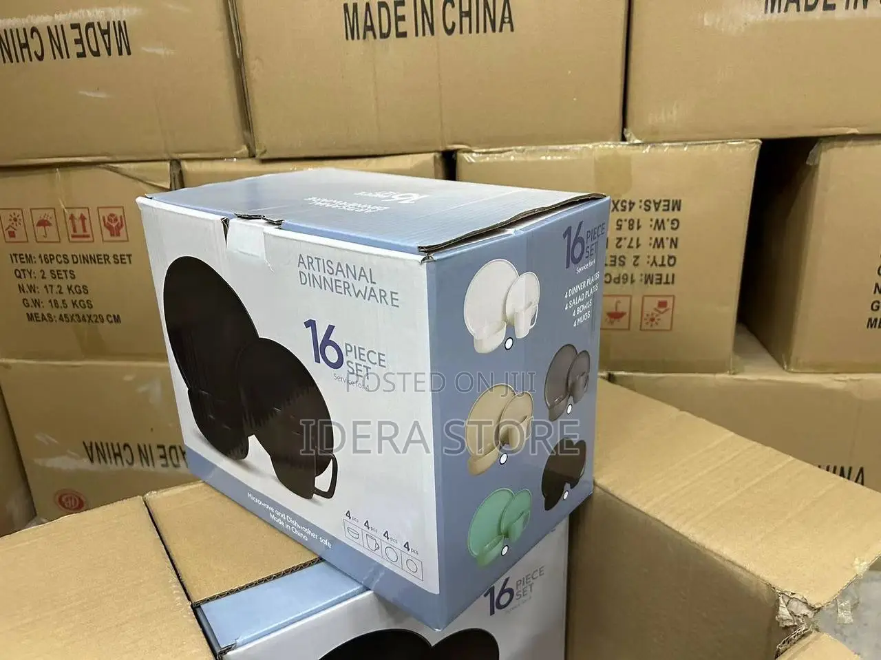 Quality 16pcs Ceramic Stoneware Plate