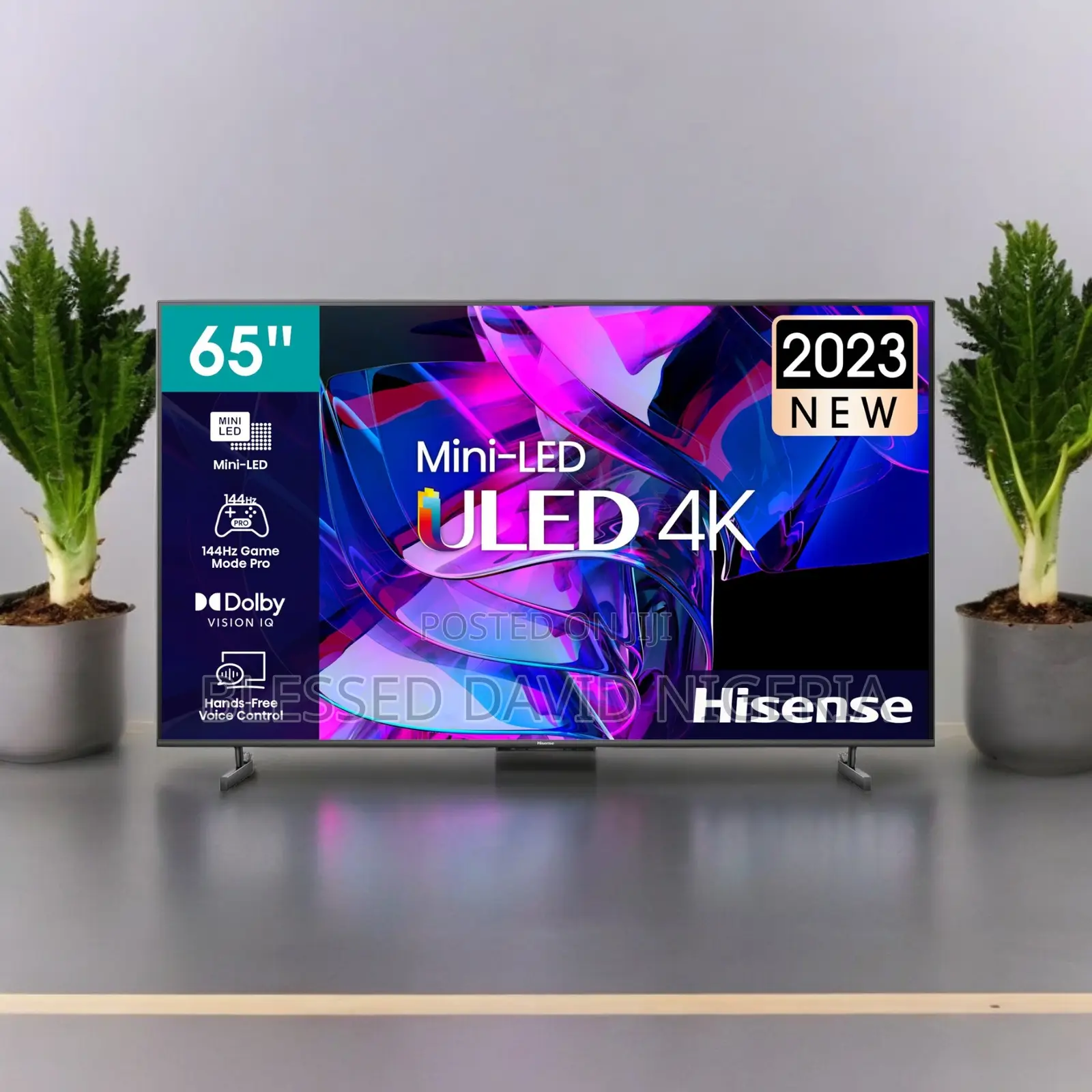 Hisense 65 Inch U7K Series ULED Smart TV - 65U7K
