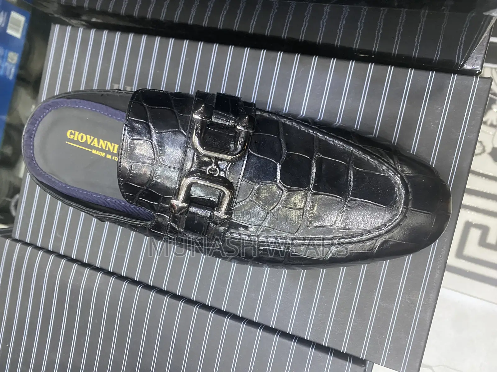 Original Italian Conti Leather Half Shoe