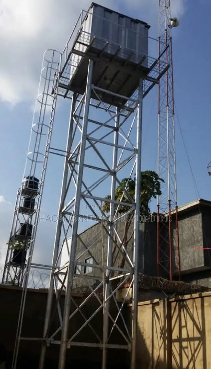 40ft Water Stanchion/40,0000 Litres Water Tank Construction