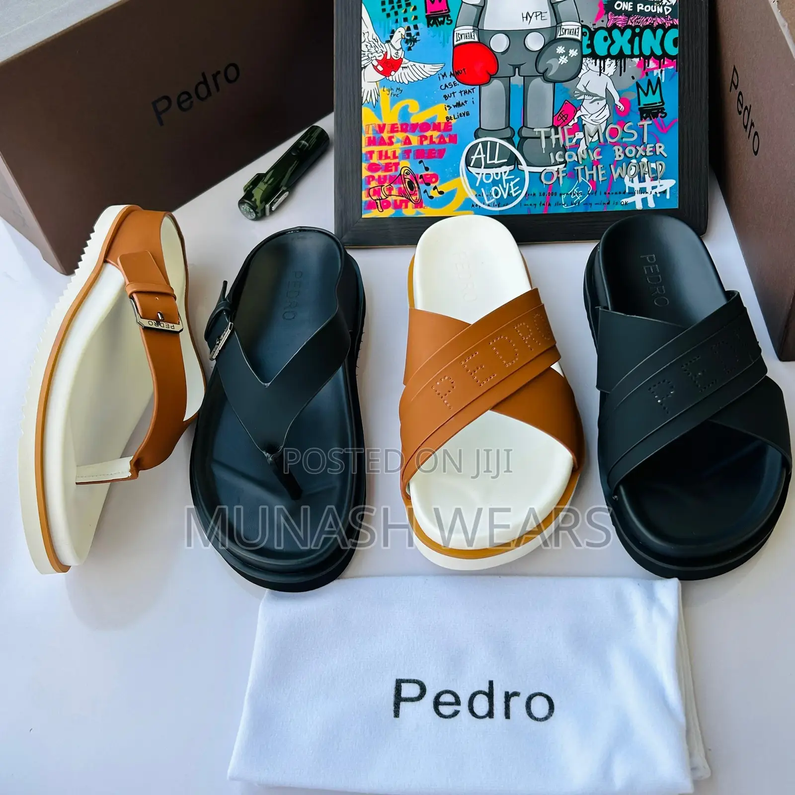 Original Leather Valentino Slippers