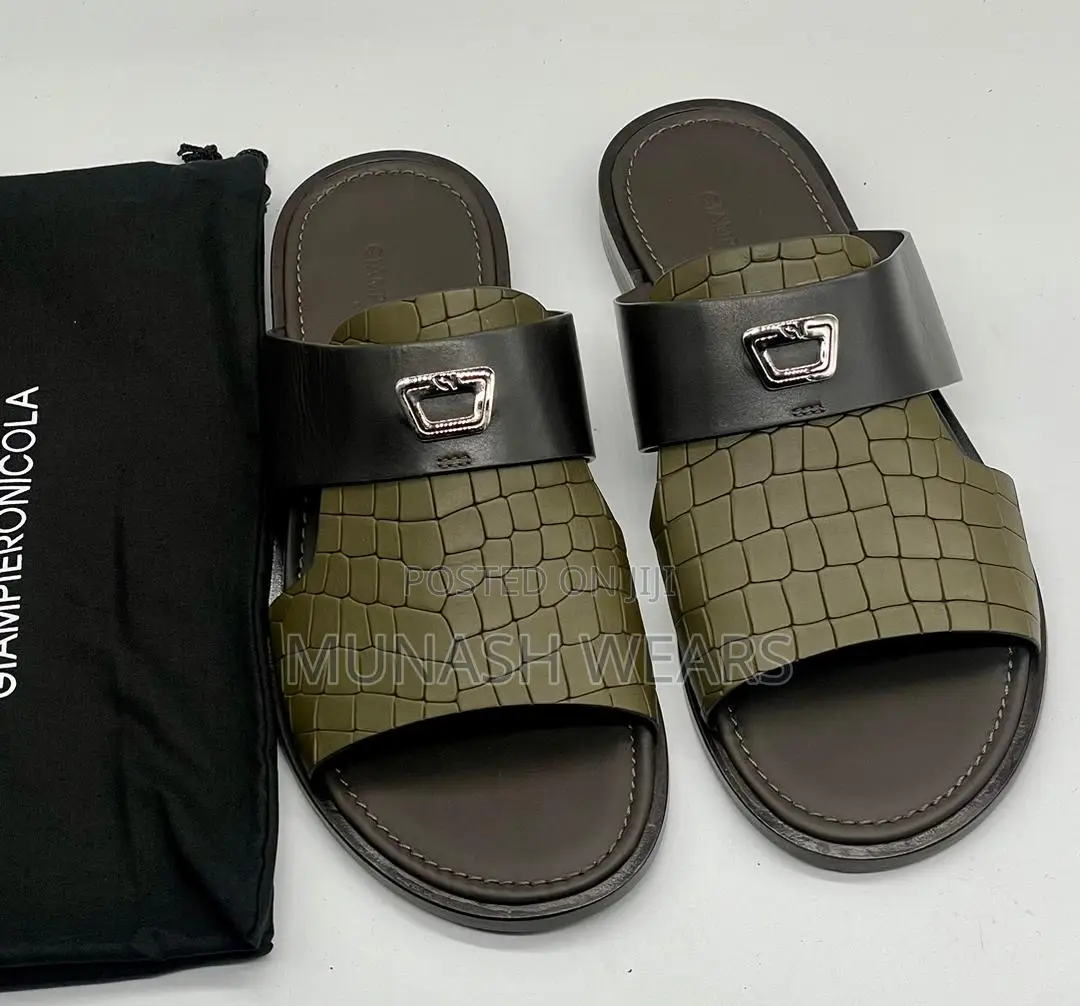 Original Italian Leather Giamperionicola Slipers