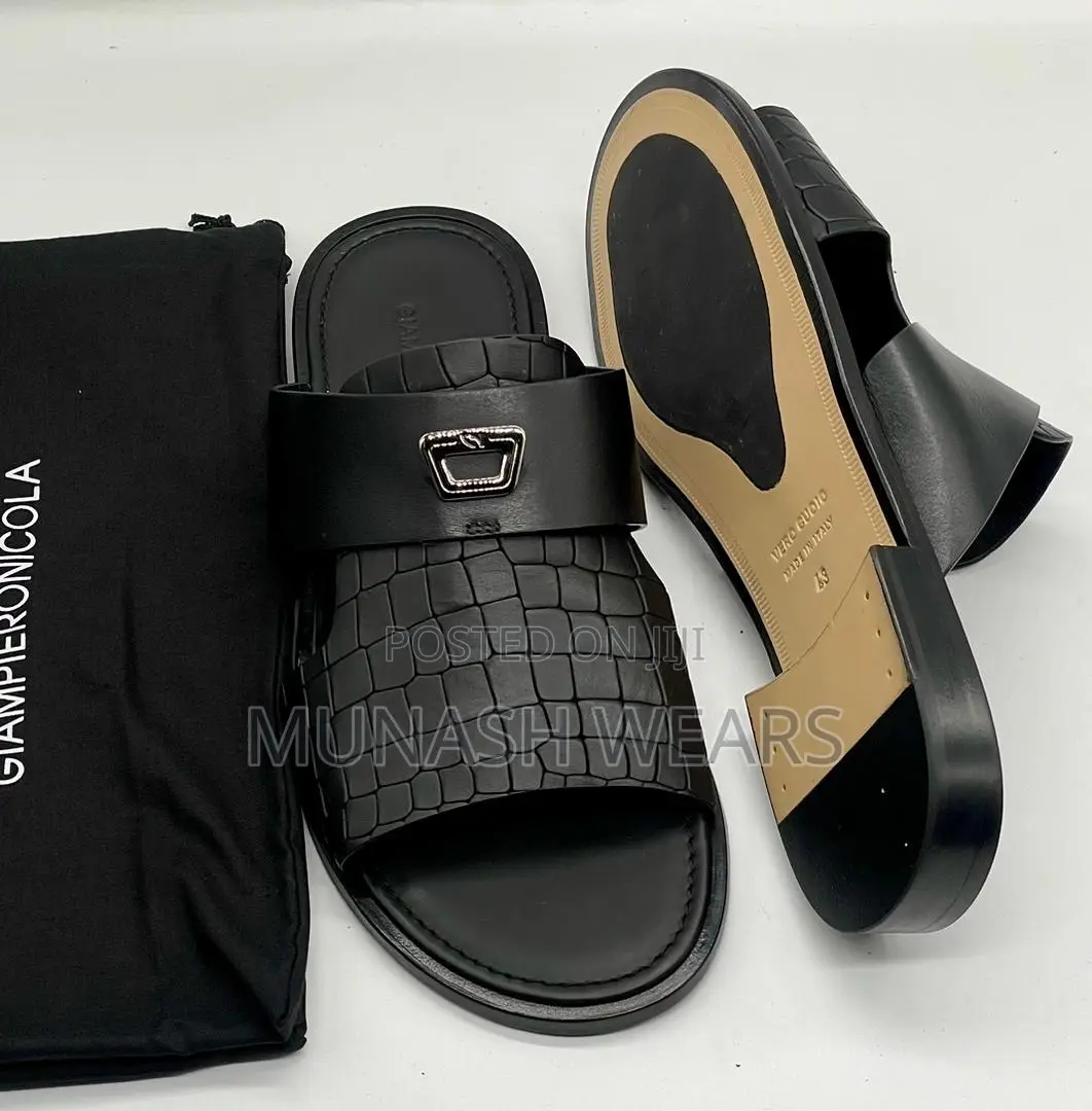 Original Italian Leather Giamperionicola Slipers