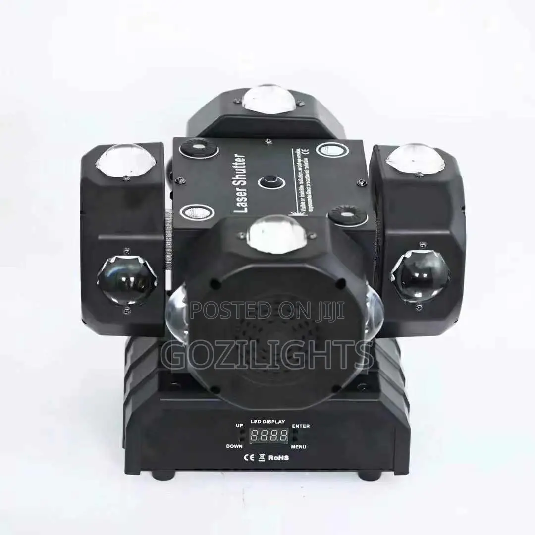 4 Head Moving Head Light With Laser