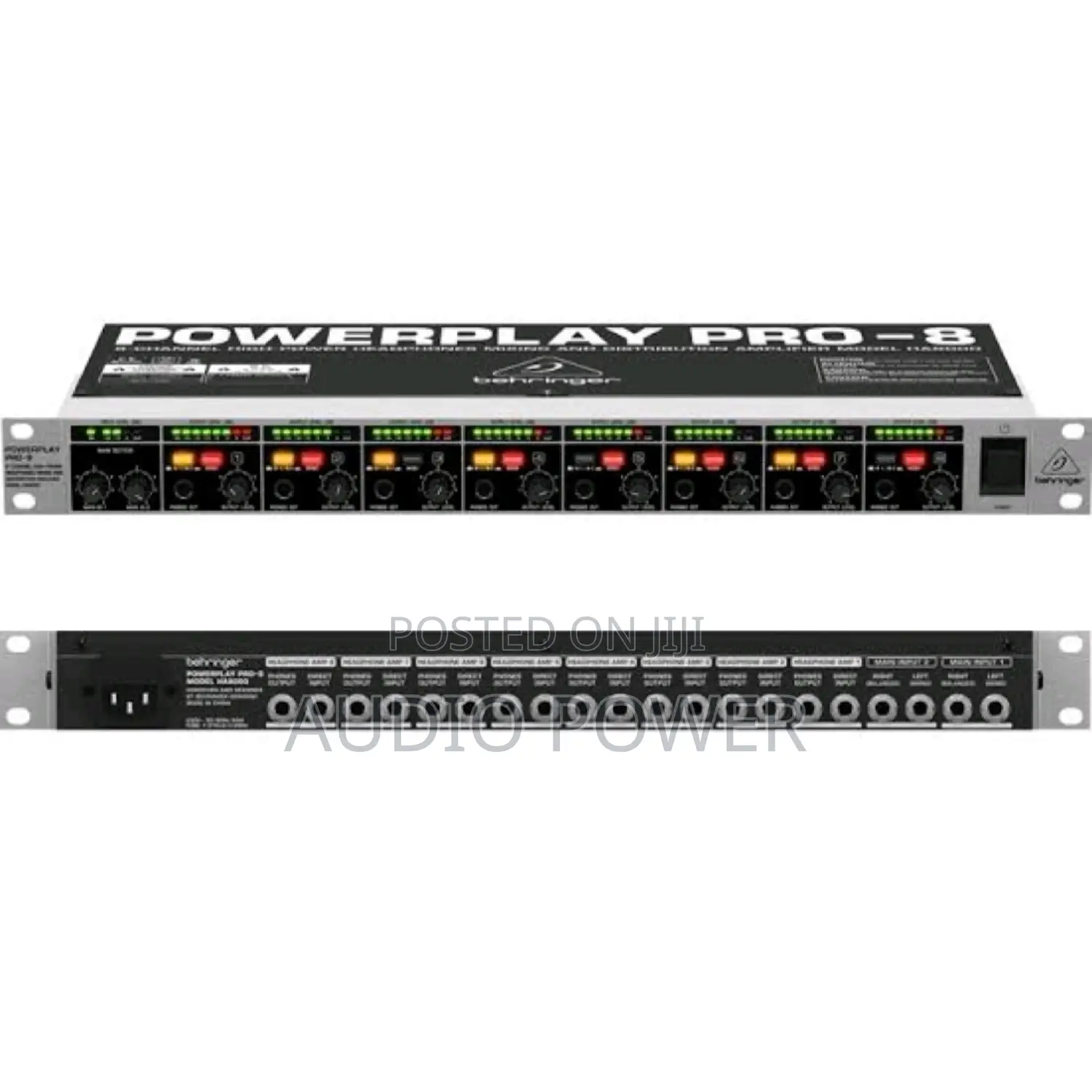 Behringer Powerplay Ha8000 8 Channels Headphone Amplifier