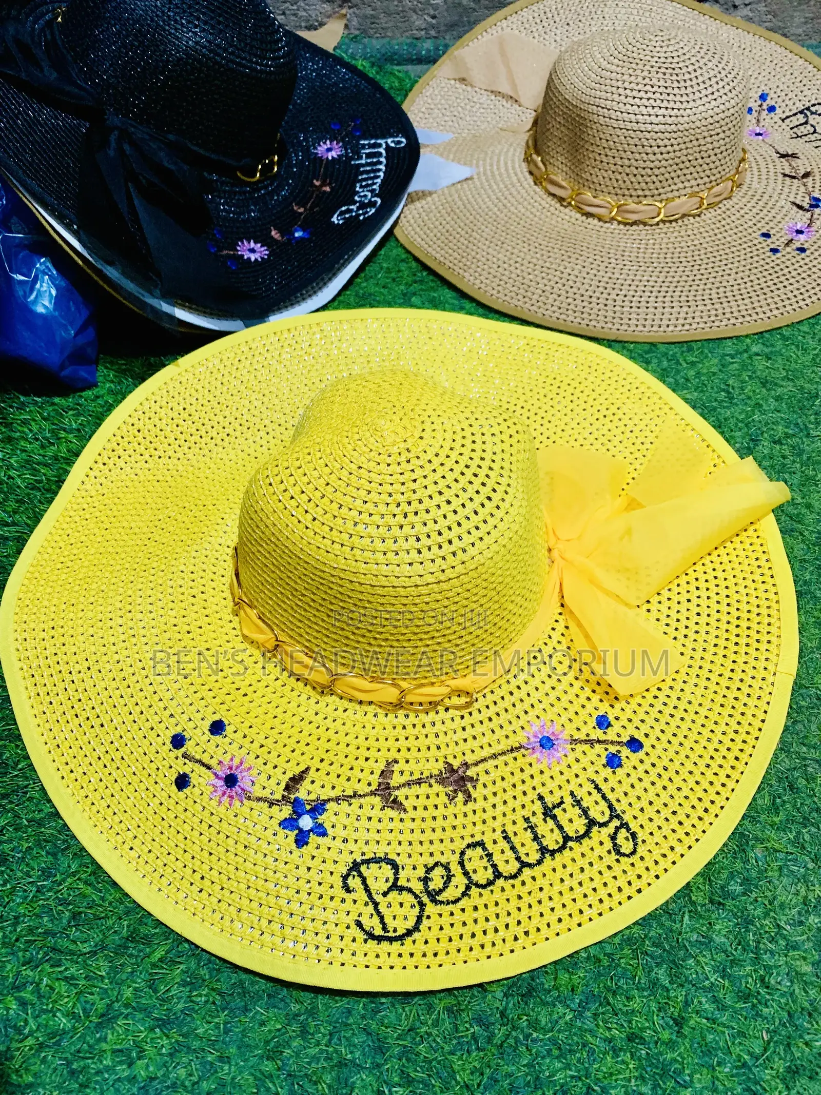 Beach Hats Are Available in Different Colors