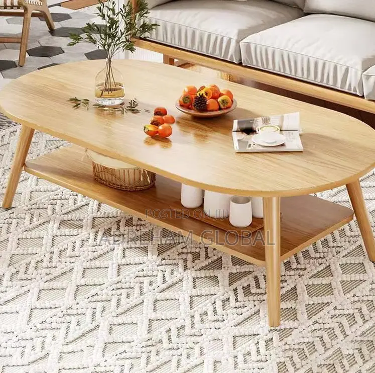 Nordic Double Layer Living Room/Office Center Table
