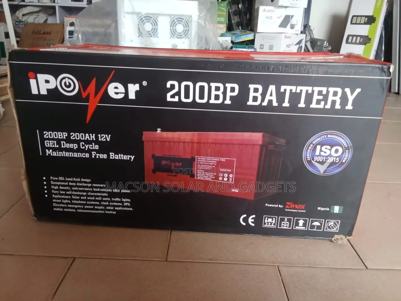 I-Power Deep Cycle Gel Battery