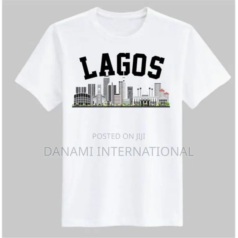 Danami Lagos Printed T Shirt- White