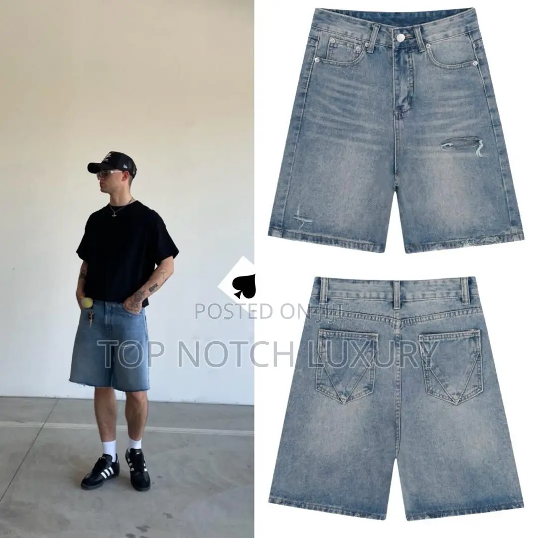 Luxury Denim Short Men Women