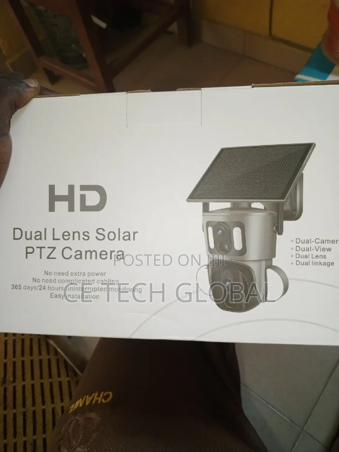 Dual Lens Solar PTZ Camera