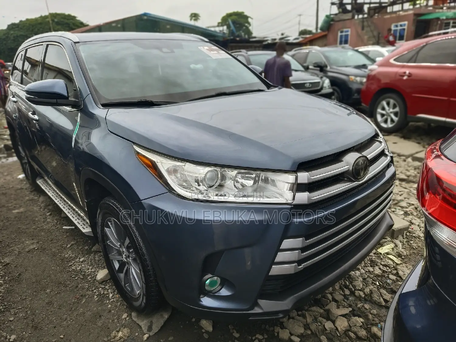 Toyota Highlander XLE 4x4 V6 (3.5L 6cyl 8A) 2018 Blue