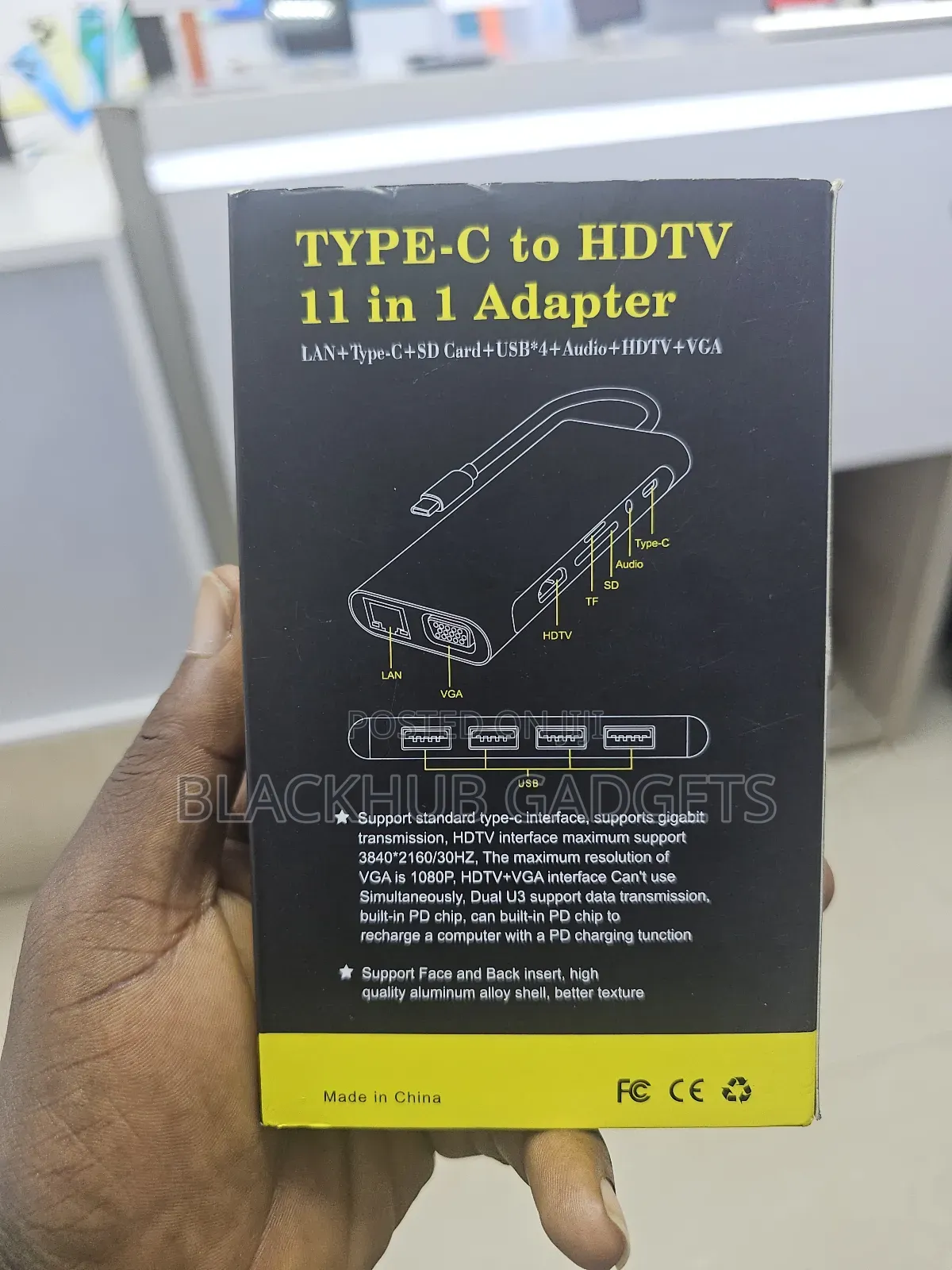 Type C to HDTV 11 in 1