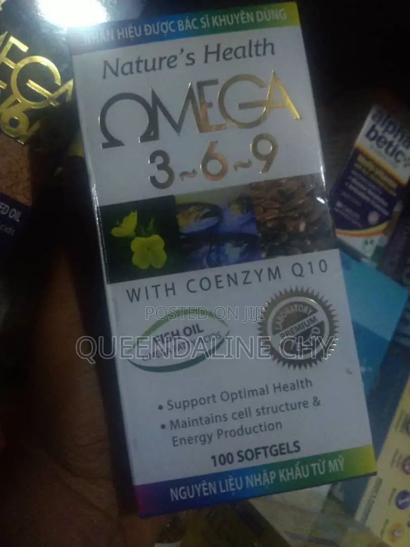 Natural Health. Omega 3-6-9 With Ceonzym Q10