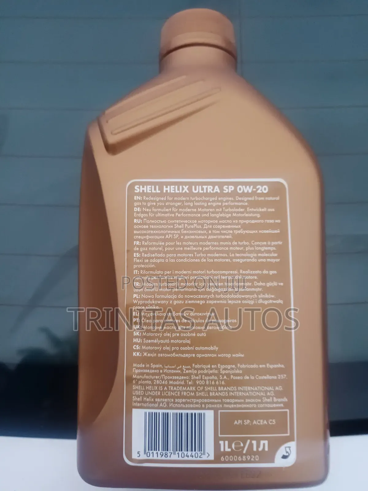 Shell Helix Ultra 0w-20 Carbon Neutral