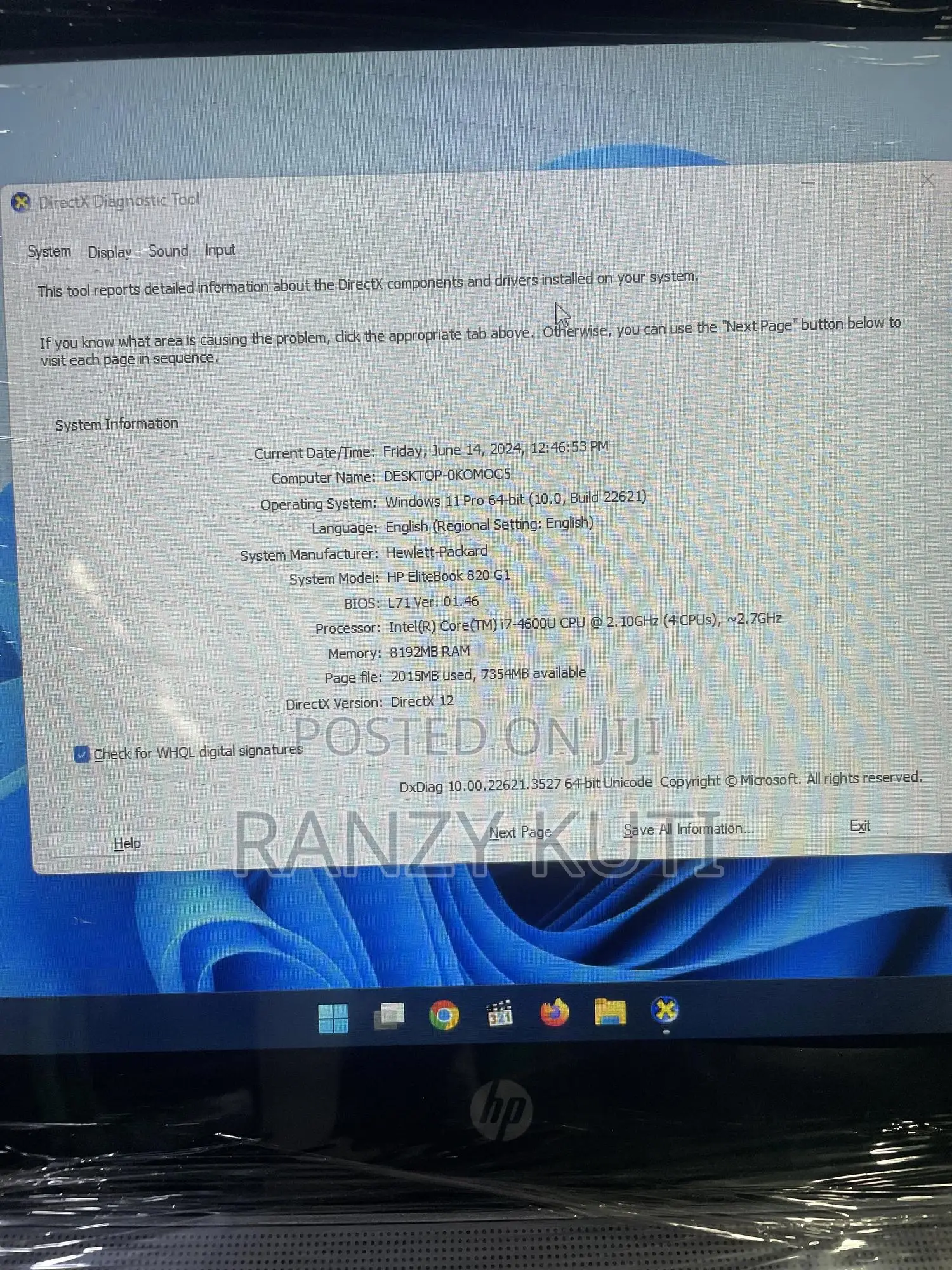 Laptop HP EliteBook 820 G1 8GB Intel Core I7 HDD+SSD 500GB