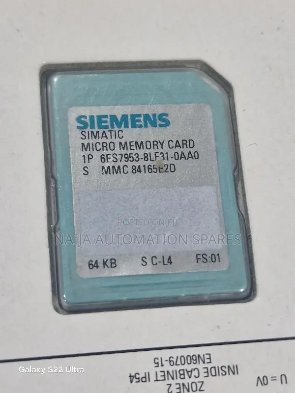Siemens 6es7953-8lf31-0aa0 Simatic S7 Micro Memory Card 64kb