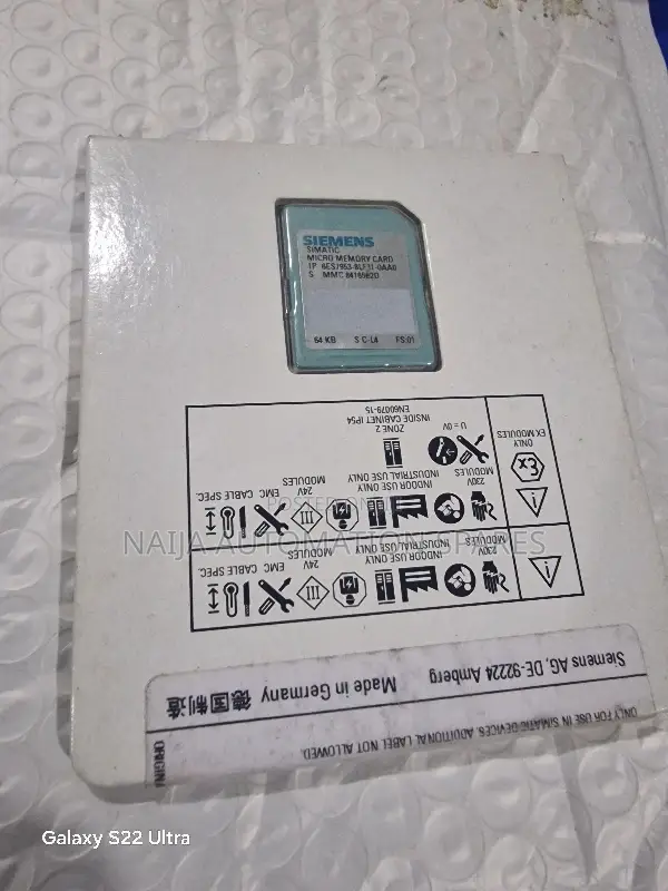 Siemens 6es7953-8lf31-0aa0 Simatic S7 Micro Memory Card 64kb