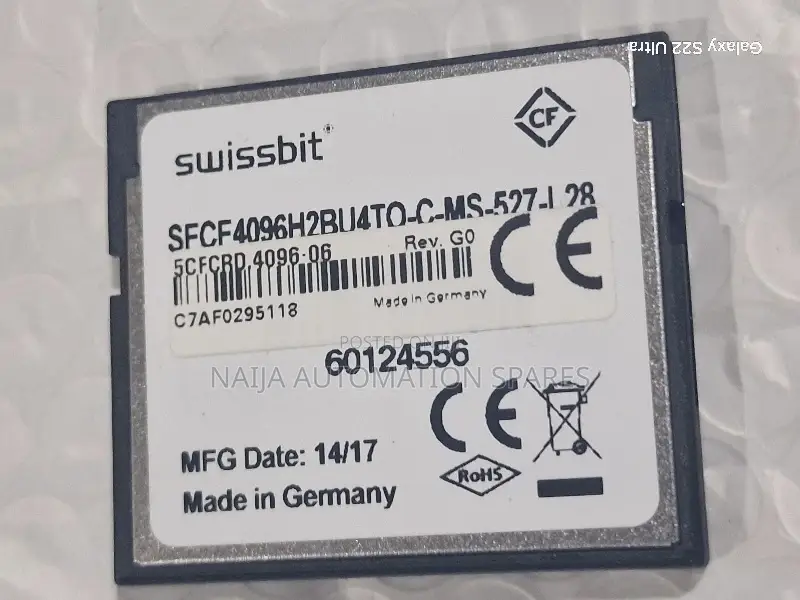 Swissbit 4gb Compact Flash Card Sfcf4096h2bu4to-C-Ms-527-1