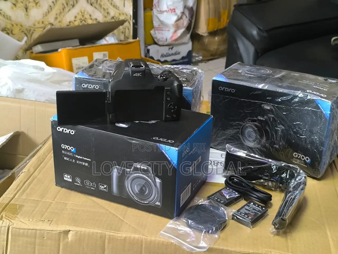 WIFI Digital Video Camera Auto Focus, ORDRO 64MP 18X Zoom