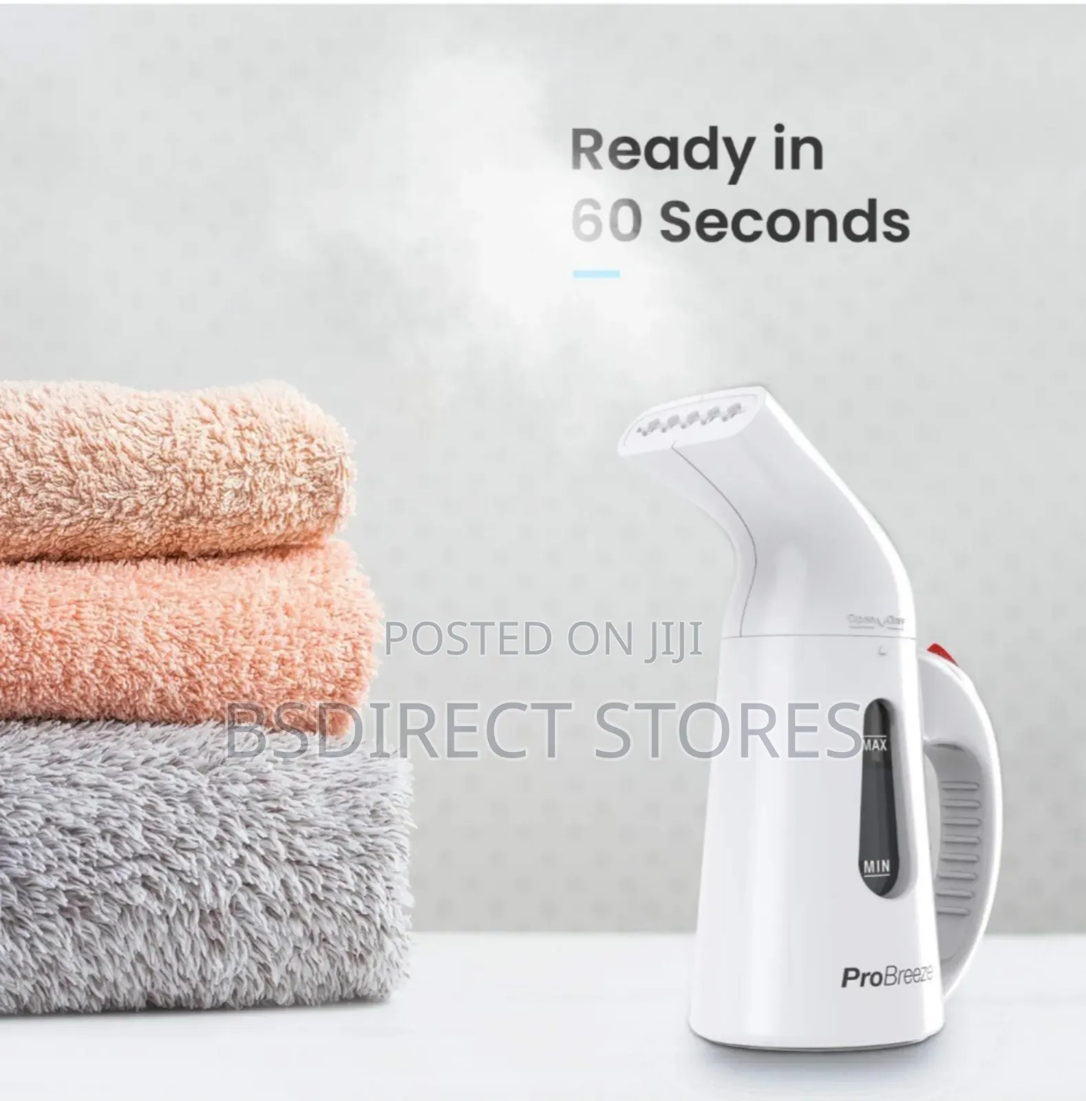 Pro Breeze Garment Steamer Ultra-Fast Heating Travel Pouch
