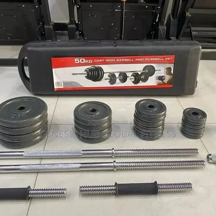 50kg Barbell And Dumbell