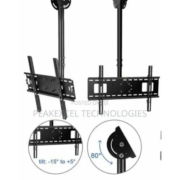 Adjustable Tv Monitor Ceiling Mount for 32" - 72" Inches