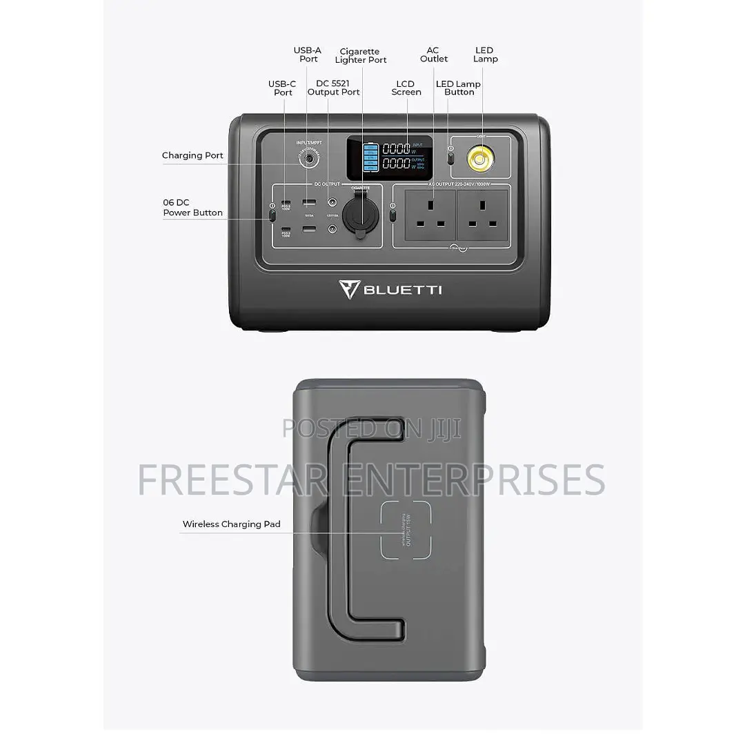BLUETTI EB70 Power Station 1000W BLUETTI 720000mah Power