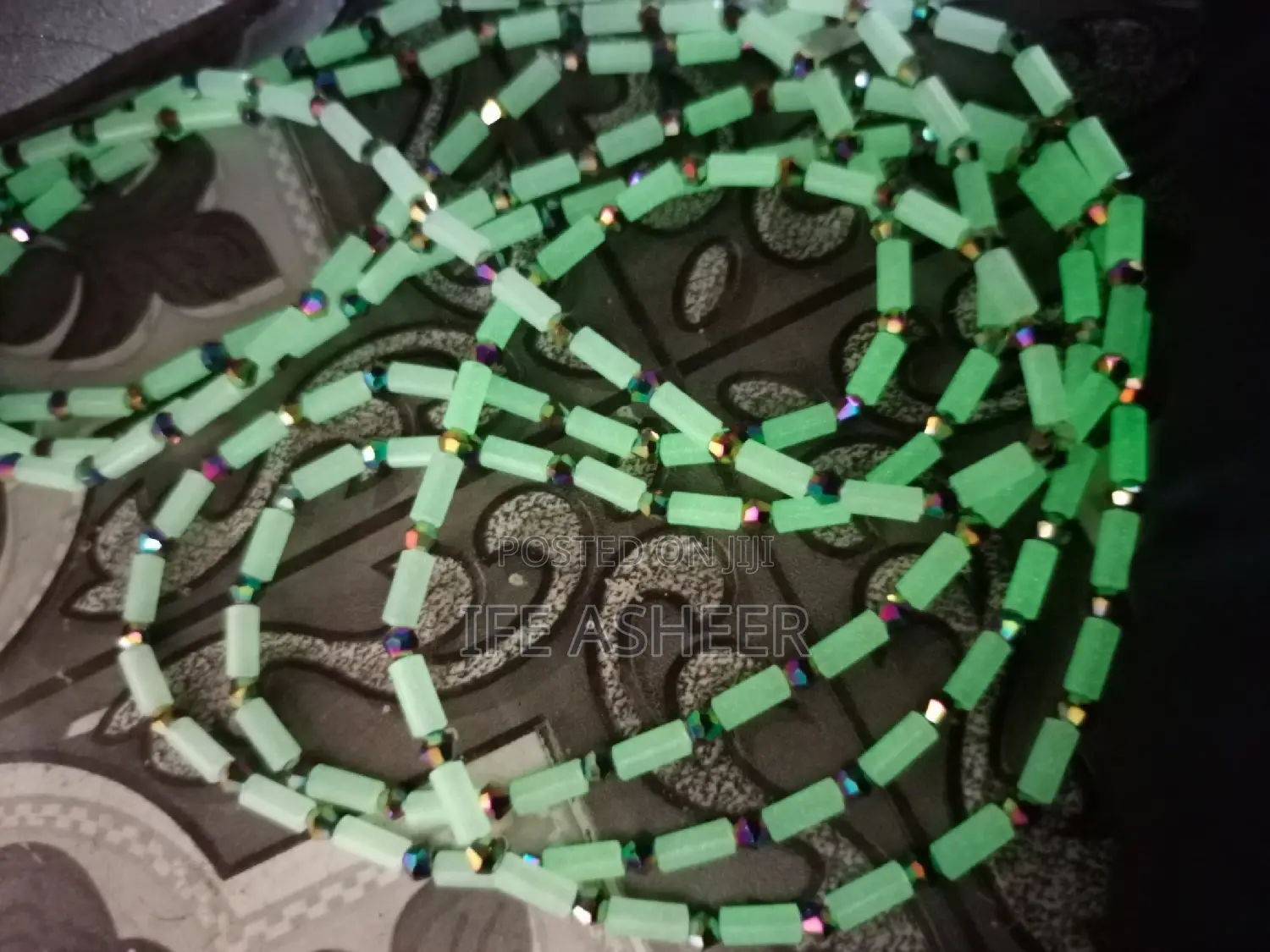 3 Layers Glow in the Dark Waist Beads 01