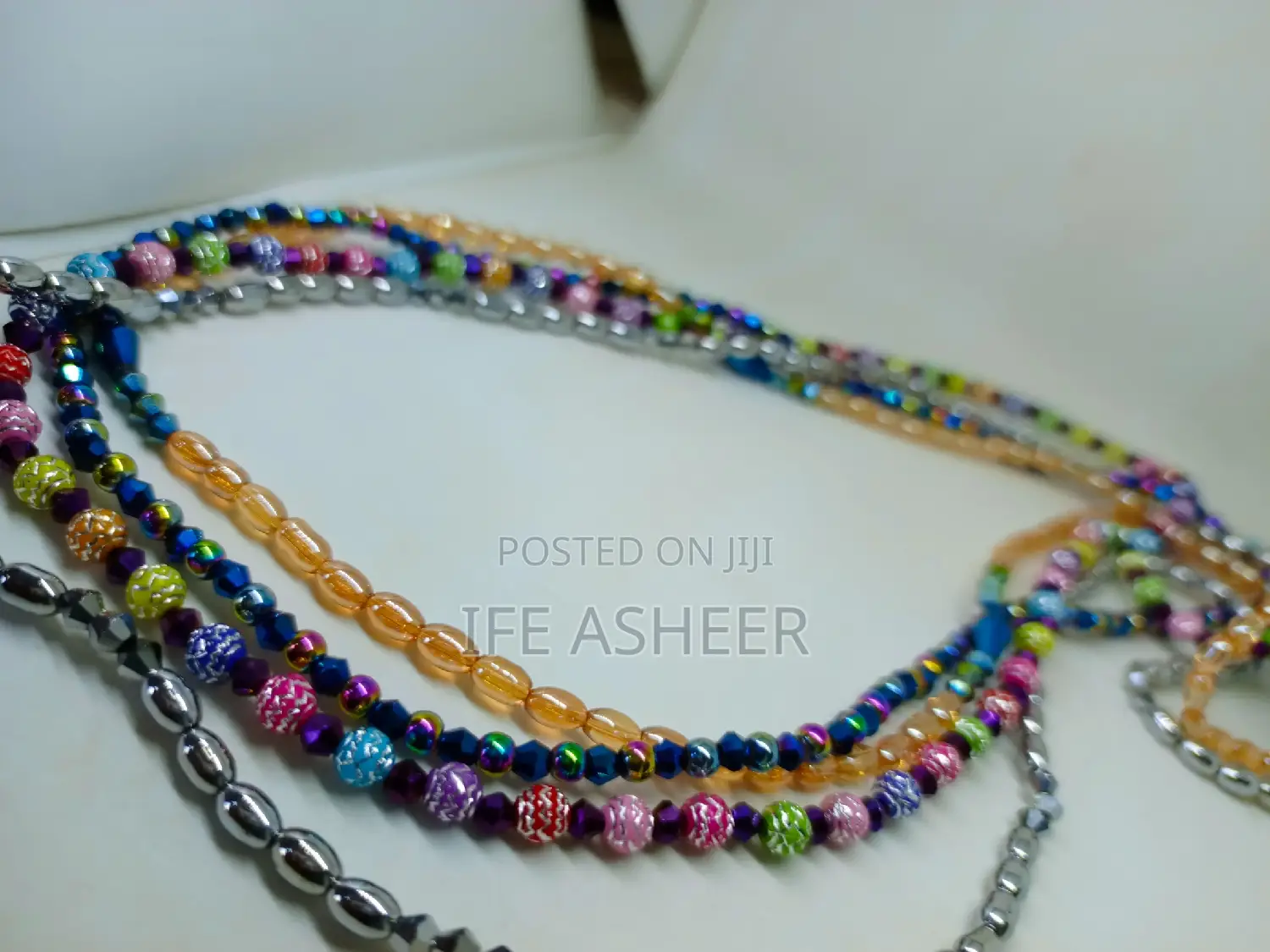 4 Layers Ladies Beautiful Waist Beads 016