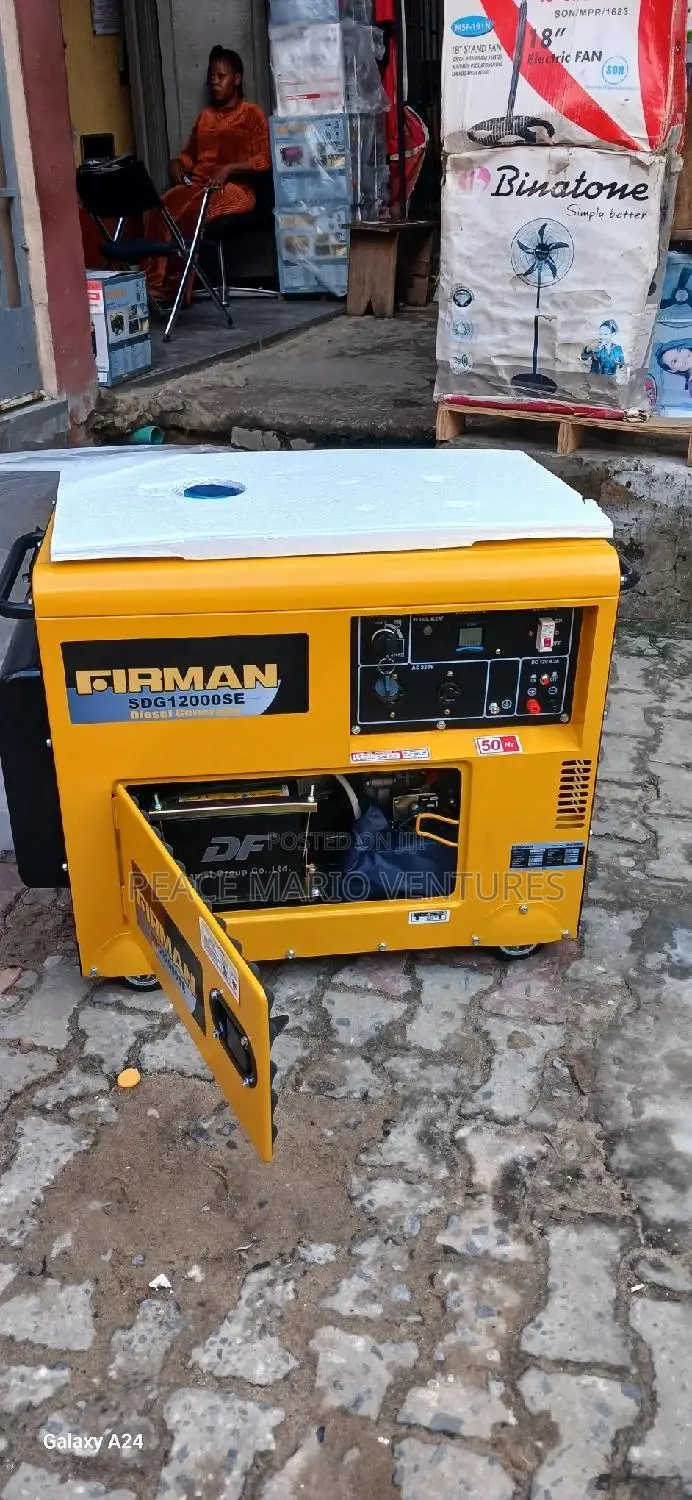 Firman Powerful Silent Diesel Generator 12000sce With 1year