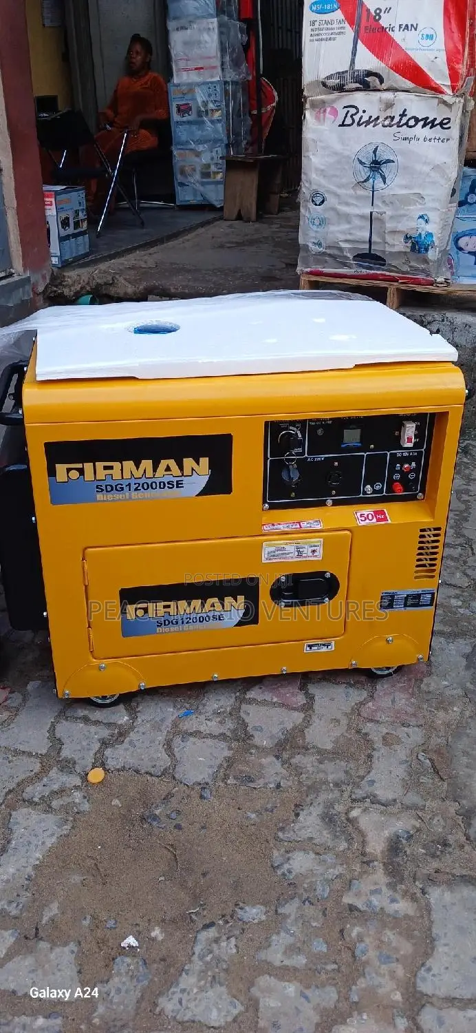 Firman Powerful Silent Diesel Generator 12000sce With 1year