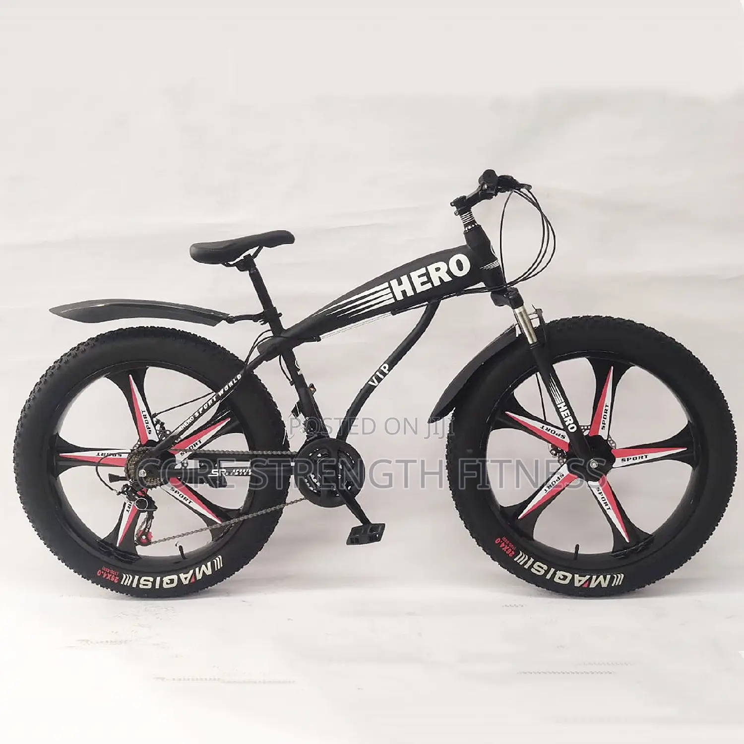 Hummer Road Mountain Bicycle With Fat Tyre and Alloyed Rim