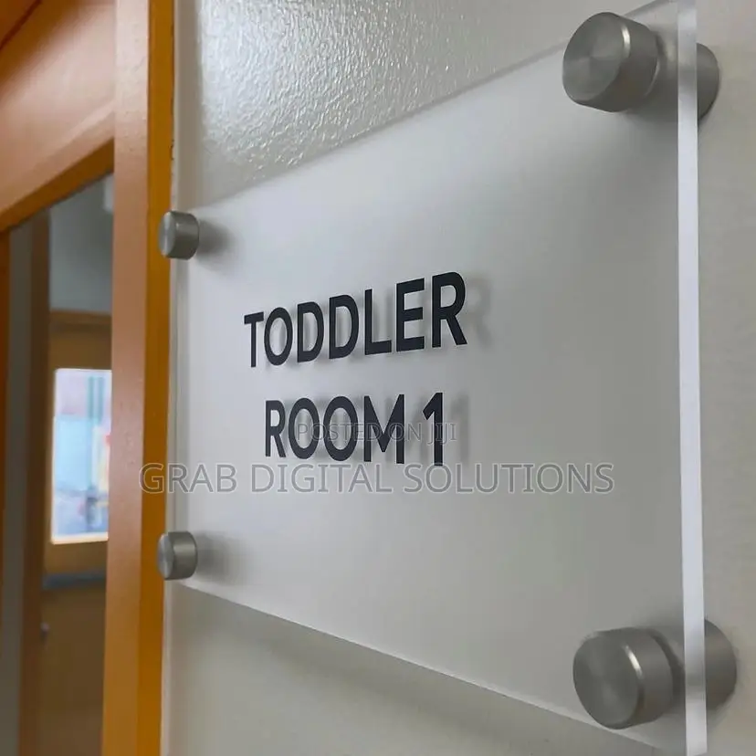 Acrylic Vinyl Glass Indoor Signage Company Near Me