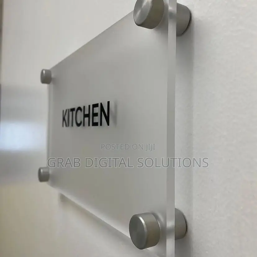 Acrylic Vinyl Glass Indoor Signage Company Near Me