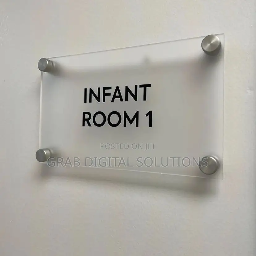 Acrylic Vinyl Glass Indoor Signage Company Near Me