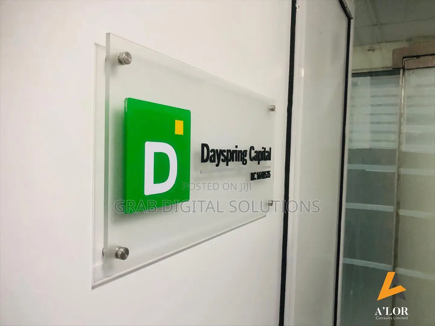 Indoor Glass Wall Signage Production and Installer Near Me