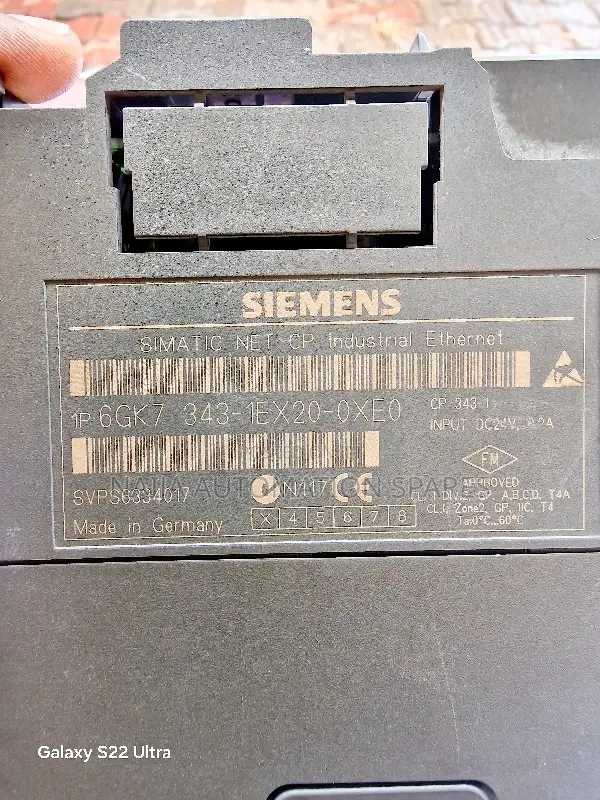 Siemens Simatic Ethernet Module CP 343-1 6GK7 343-1ex20-0xe0