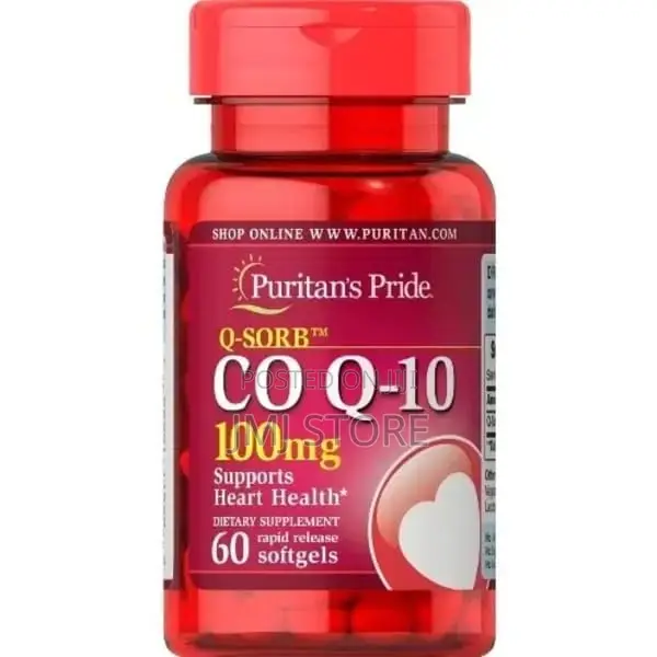 Puritan's Pride Coenzyme Co Q-10 100mg - 60 Softgels