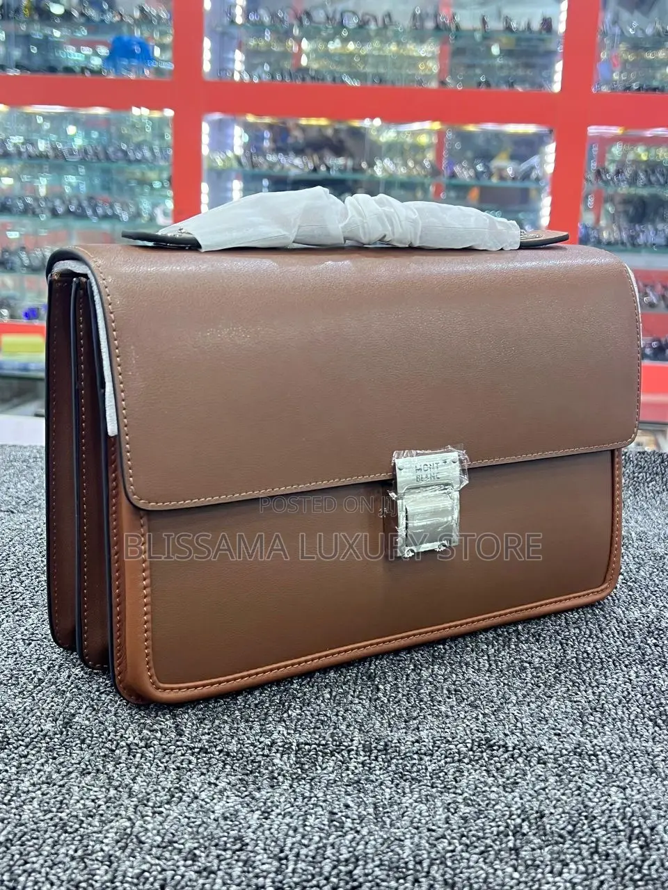 Luxury Mont Blanc Men Purse