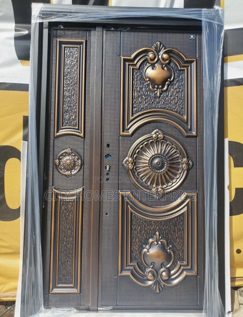 4x7 Copper Cast Security Door Anti-Rust Double Pan. National Delivery