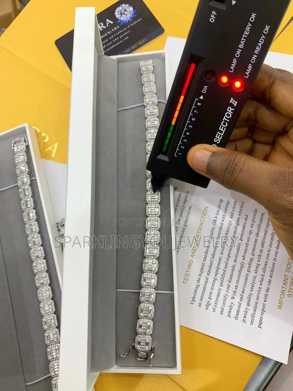 Diamond Bugatti Bracelet