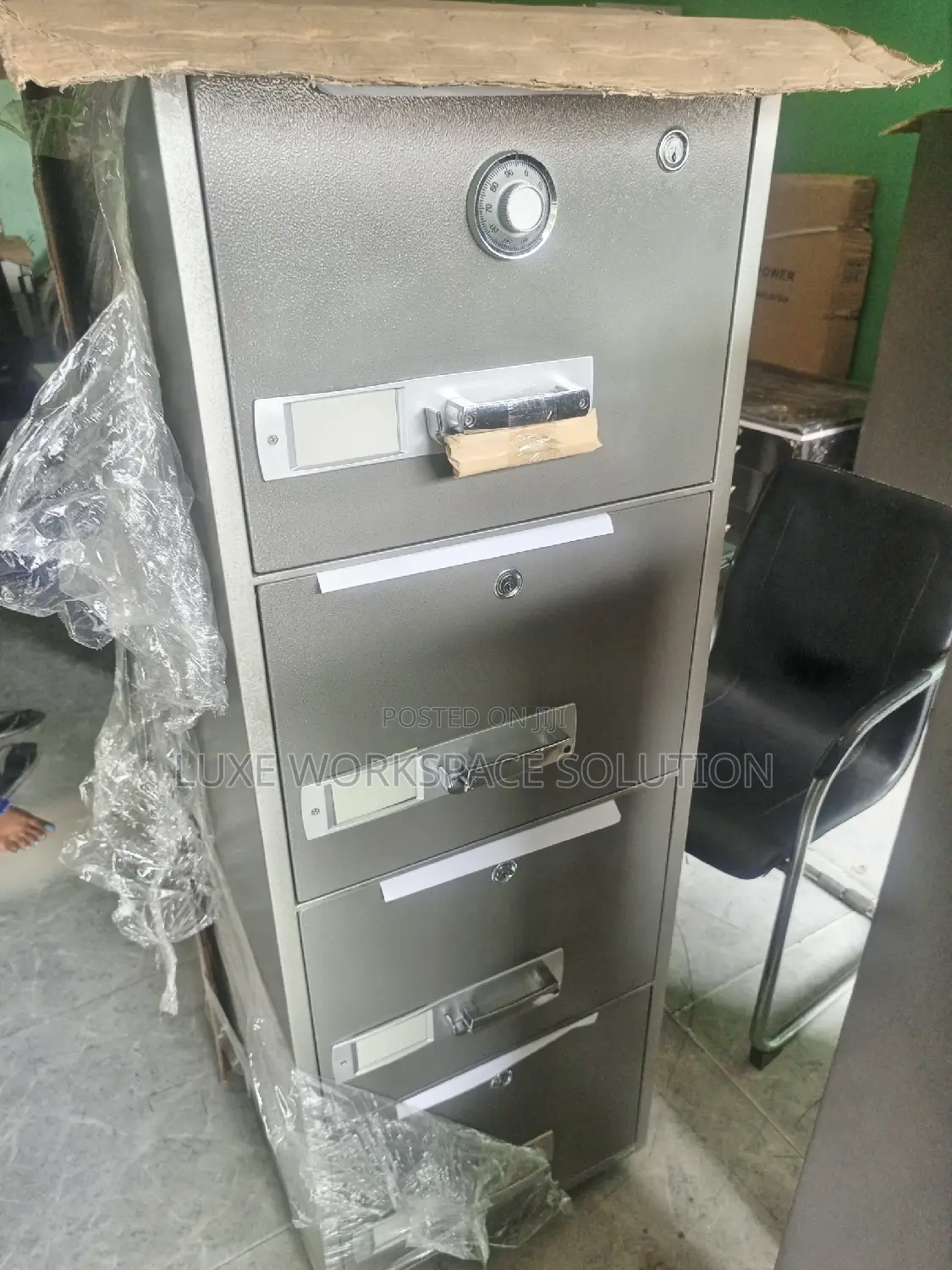 Gubabi 4 Drawers Fireproof Cabinet