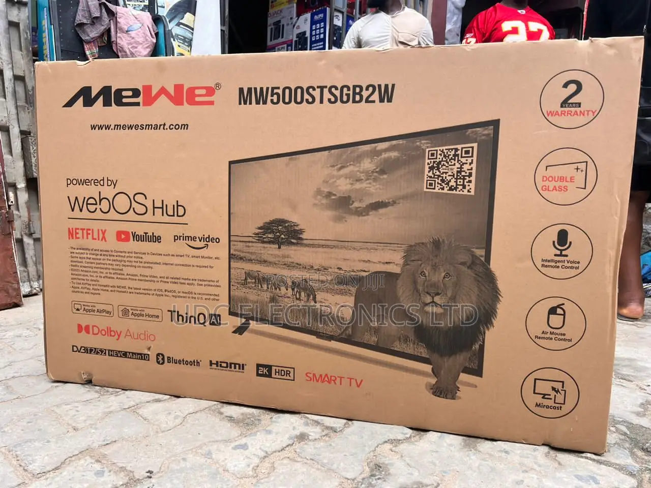 Original Doubleglass Mewe Webos 50 Inches Smart Television