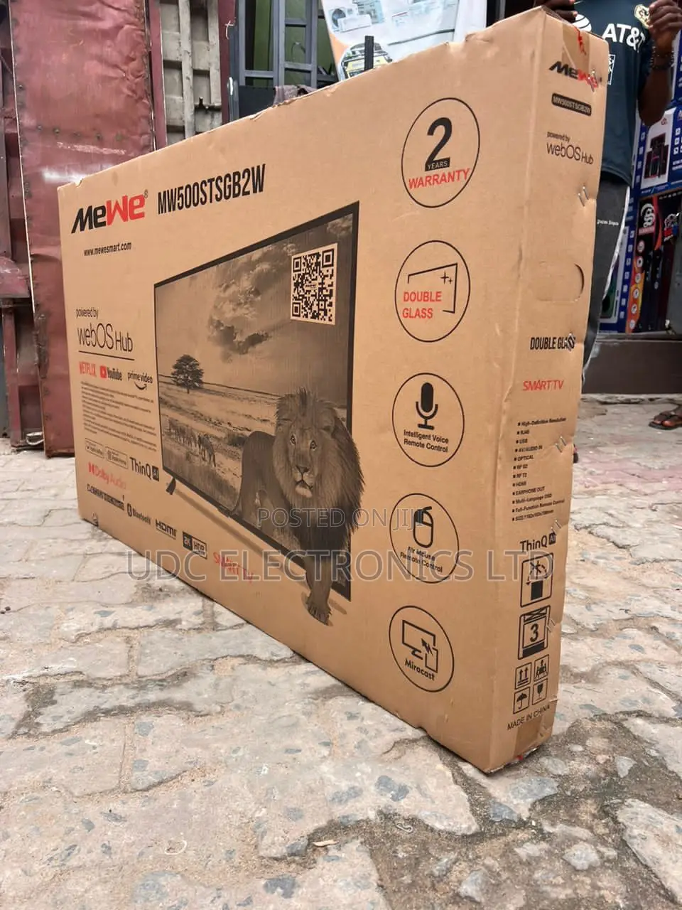 Original Doubleglass Mewe Webos 50 Inches Smart Television