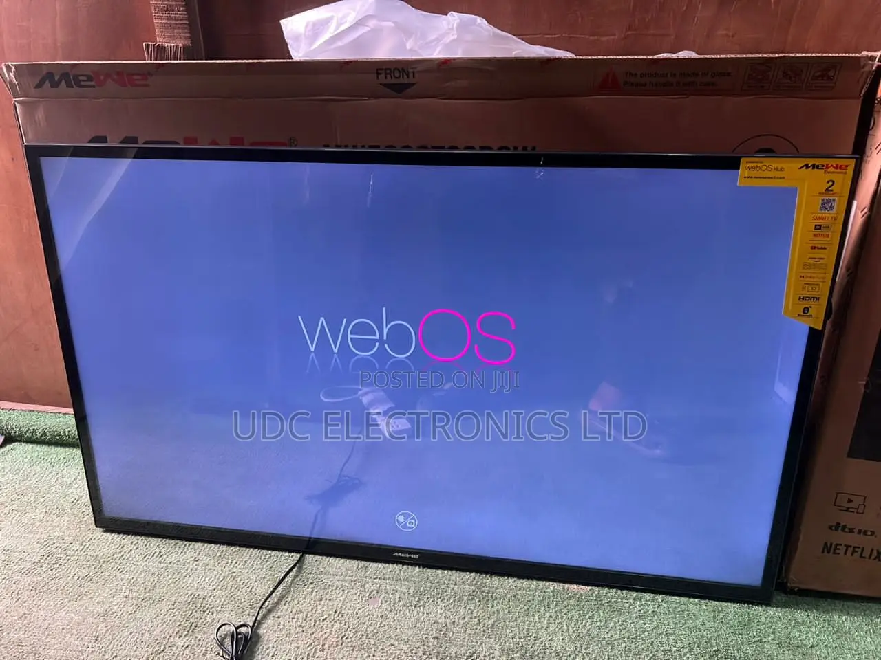 Original Doubleglass Mewe Webos 50 Inches Smart Television