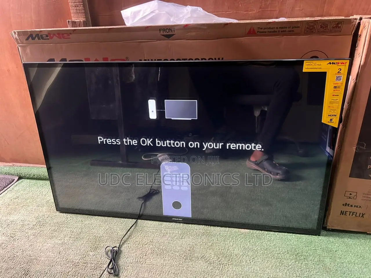 Original Doubleglass Mewe Webos 50 Inches Smart Television