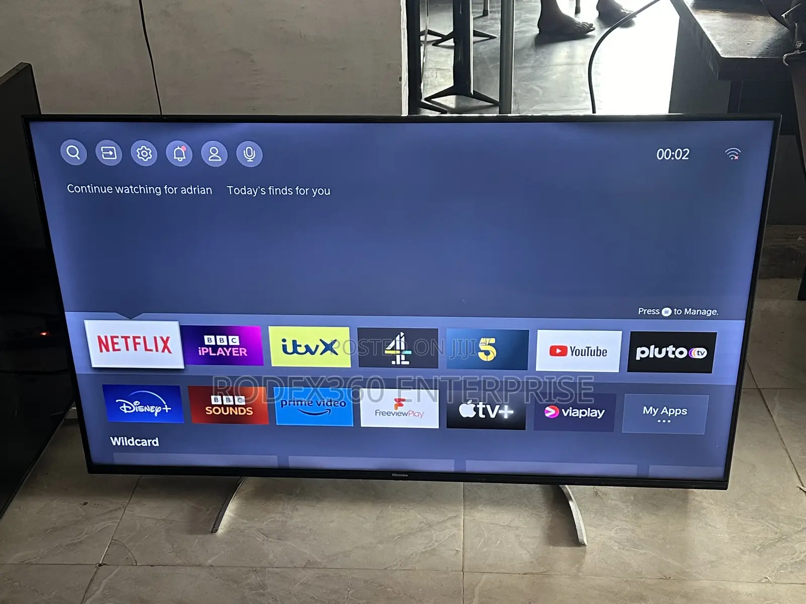 50-inch Uk-used Hisense Smart Tv For Sale
